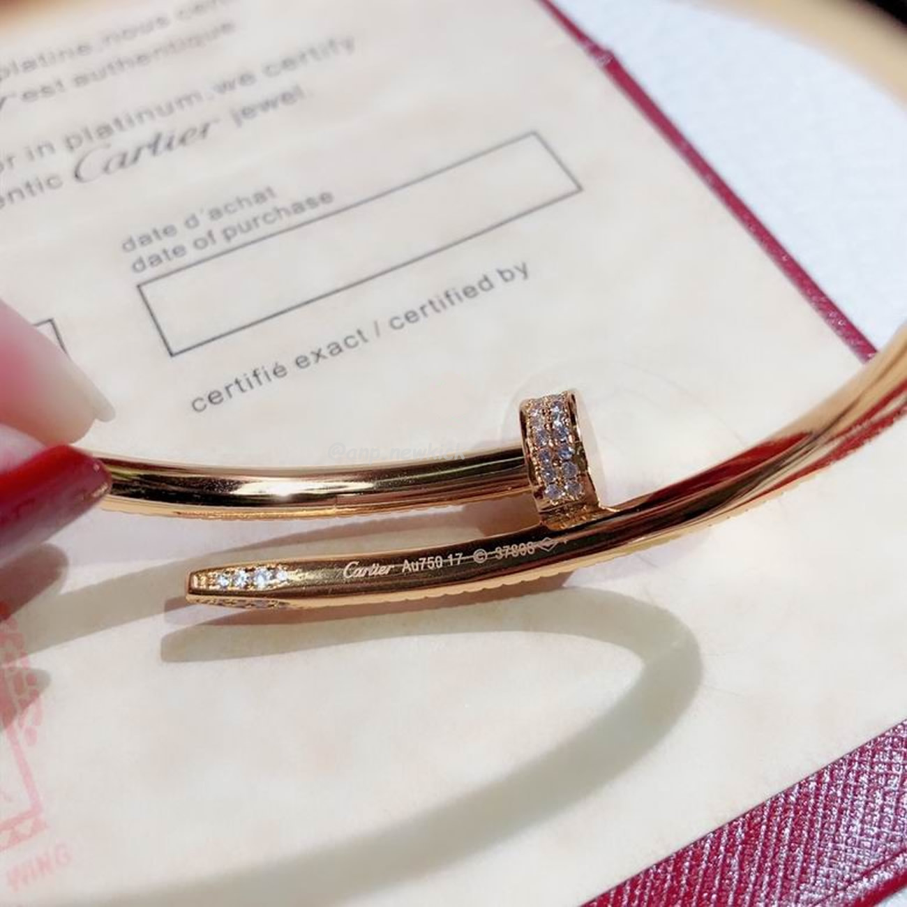Cartier Bracelet Juste Un Clou Bracelet 18k Rose Gold (6) - www.newkick.vip